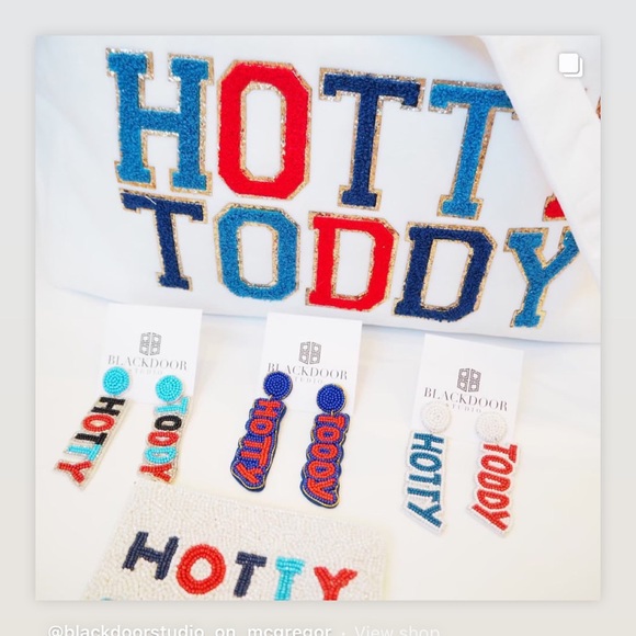 Beaded Hotty Toddy Purse Strap Ole Miss Collegiate - Picture 7 of 7